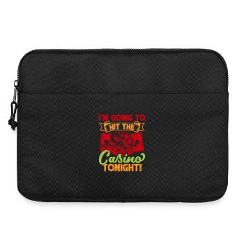 Gambling Fan I'm Going To Casino Tonight Casino - Laptop bag 15" - black - Front