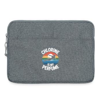 Diving diving board - Laptop bag 15" - heather grey - Front