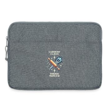 Class: Doughmancer | Baking bread humor - Laptop bag 15" - heather grey - Front