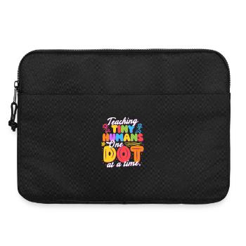 Braille Lehrer Blindenschrift - Laptoptasche 15" - Schwarz - Vorne