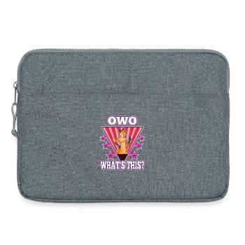 OwO What's This? - Laptop bag 15" - heather grey - Front
