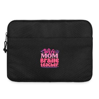 Braille Teacher Braille Dotum - Laptop bag 15" - black - Front