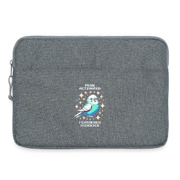 Perk active: Feathered Sidekick | Budgie - Laptop bag 15" - heather grey - Front