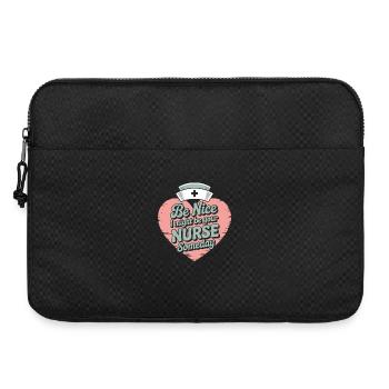 Be nice I could be your nurse - Laptop bag 15" - black - Front