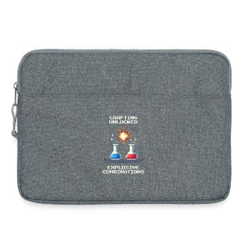 Crafting – explosive Kombinationen | Chemie - Laptoptasche 15" - Grau meliert - Vorne
