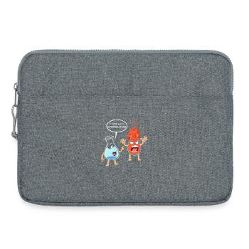 Microbiologie à réaction excessive - Sacoche pour ordinateur portable 15 pouces - gris chiné - Devant