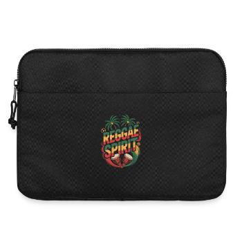  Reggae Spirit Tropische Palmen Djembe Trommeln - Laptoptasche 15" - Schwarz - Vorne