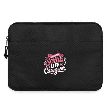 Devise du soignant Scrub Life - Sacoche pour ordinateur portable 15 pouces - noir - Devant