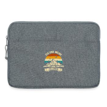 Ich und meine Follower - Caravan - Stau - Laptoptasche 15" - Grau meliert - Vorne