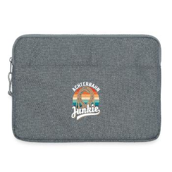 Achterbahn Junkie - Looping - Laptoptasche 15" - Grau meliert - Vorne
