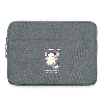 EP grind – Sprung für Sprung | Chinchilla - Laptoptasche 15" - Grau meliert - Vorne