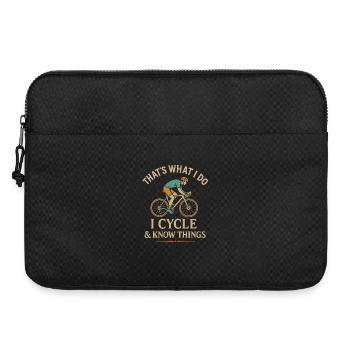 That's what I do I ride a bike and know Din - Laptop bag 15" - black - Front