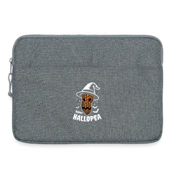 Hallopea Scary Peanut, Halloween Party Costume - Laptop bag 15" - heather grey - Front