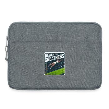Atteindre la grandeur en matière de conception athlétique - Sacoche pour ordinateur portable 15 pouces - gris chiné - Devant