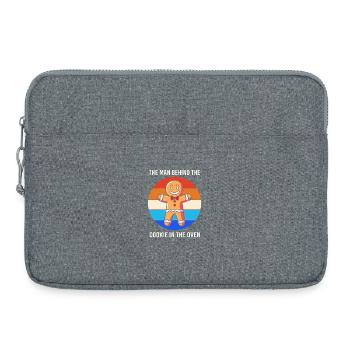 Werdende Väter Werdender Papa - Laptoptasche 15" - Grau meliert - Vorne