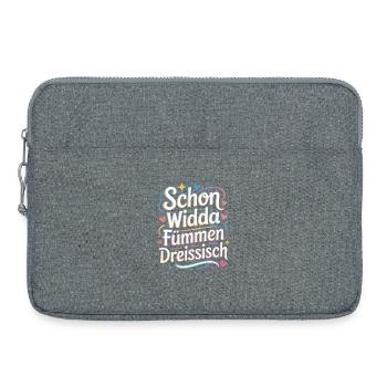 Widda Fümmen Dreissisch fête déjà ses 50 ans - Sacoche pour ordinateur portable 15 pouces - gris chiné - Devant
