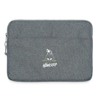DJ Howlstep Wolf DJ Am Mischpult EDM - Laptoptasche 15" - Grau meliert - Vorne