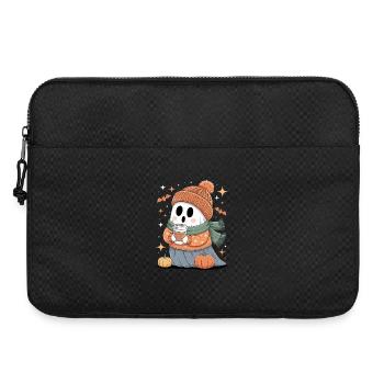 Ghost Cute Halloween Autumn - Laptop bag 15" - black - Front