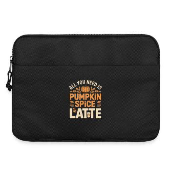 Kürbis Herbst Pumpkin Spice Latte - Laptoptasche 15" - Schwarz - Vorne