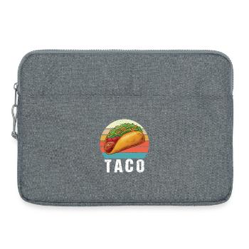 Taco Vintage - Laptop bag 15" - heather grey - Front