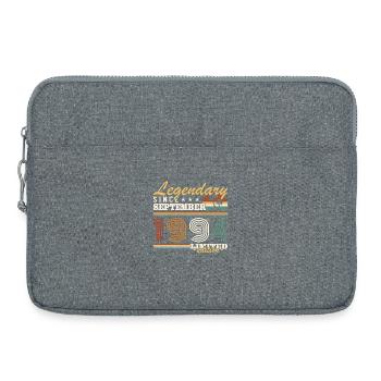 Septembre 1994 Vintage Cadeau Anniversaire - Sacoche pour ordinateur portable 15 pouces - gris chiné - Devant