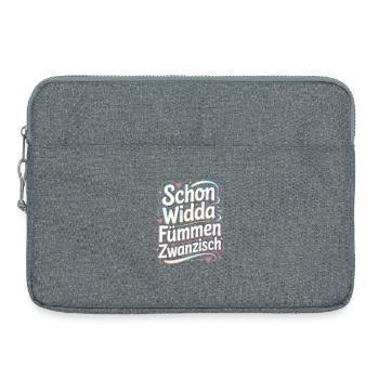 Widda Fümmen Zwanzisch fête déjà ses 50 ans - Sacoche pour ordinateur portable 15 pouces - gris chiné - Devant