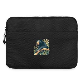 Sun Bear Malaienbär - Laptoptasche 15" - Schwarz - Vorne