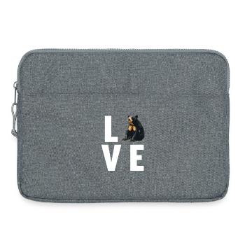Sun Bear Malaienbär - Laptoptasche 15" - Grau meliert - Vorne