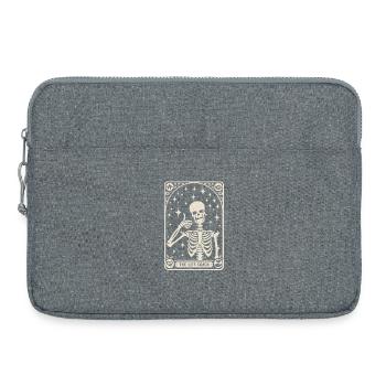 La carte de tarot du conférencier motivateur du coach de vie - Sacoche pour ordinateur portable 15 pouces - gris chiné - Devant