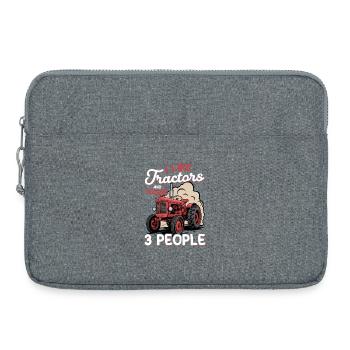 Tracteur Enfants Ferme Mode de vie - Sacoche pour ordinateur portable 15 pouces - gris chiné - Devant