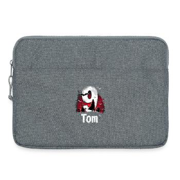 Halloween Gruselige Geisternacht Gestaltung - Laptoptasche 15" - Grau meliert - Vorne