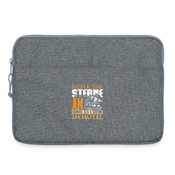 Camper Camping Caravane Dicton - Sacoche pour ordinateur portable 15 pouces - gris chiné - Devant