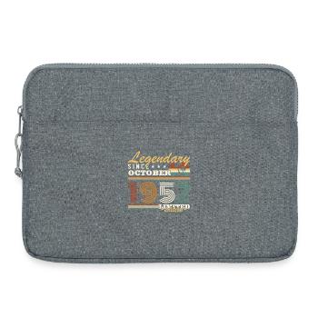 Oktober 1952 Vinatge Retro Geburtstagsgeschenk - Laptoptasche 15" - Grau meliert - Vorne
