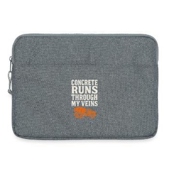 Road Construction Team Asphalt Concrete Team - Laptop bag 15" - heather grey - Front