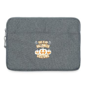 Scary Halloween Costume - Laptop bag 15" - heather grey - Front