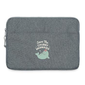 Manatee-enthusiast See-rind-liebhaber Salatliebe - Laptoptasche 15" - Grau meliert - Vorne