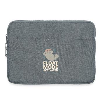 Manatee enthusiast sea beef lover salad love - Laptop bag 15" - heather grey - Front