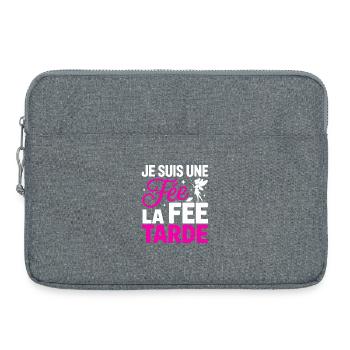 I'm A Fairy The Fairy Tarde Humor Woman - Laptop bag 15" - heather grey - Front