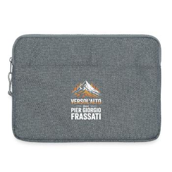 Verso L Alto Saint Pier Giorgio Frassati - Sacoche pour ordinateur portable 15 pouces - gris chiné - Devant