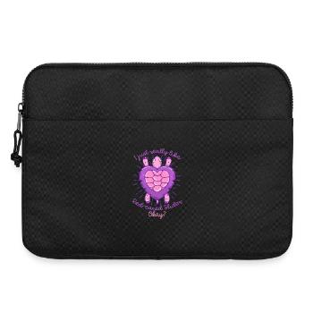 Red-eared Turtle - Laptop bag 15" - black - Front