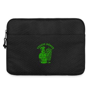 Veggie Doner Kebab - Fast Food - Vegan - Laptop bag 15" - black - Front