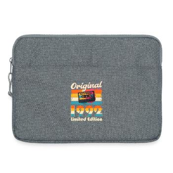 33rd Birthday Cassette October Year 1992 - Laptop bag 15" - heather grey - Front
