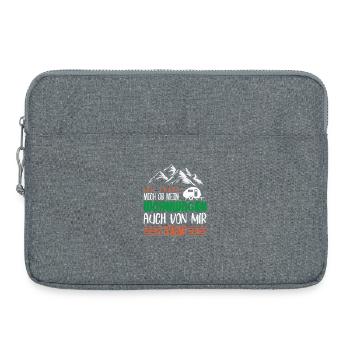 Camper Camping Caravane Dicton - Sacoche pour ordinateur portable 15 pouces - gris chiné - Devant