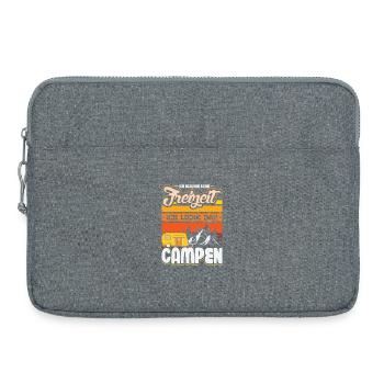 Camper Camping Caravane Dicton - Sacoche pour ordinateur portable 15 pouces - gris chiné - Devant