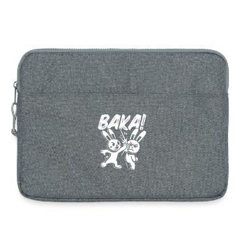 Get Out Unnecessary Social Contact Baka Anime - Laptop bag 15" - heather grey - Front