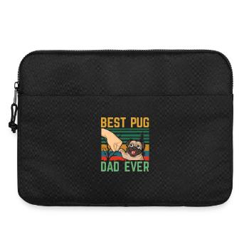 Meilleur papa carlin de tous les temps - Sacoche pour ordinateur portable 15 pouces - noir - Devant