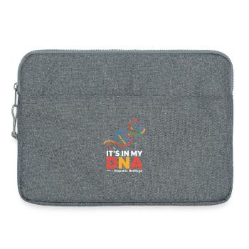 C’est dans mon ADN Héritage hispanique Fierté latino - Sacoche pour ordinateur portable 15 pouces - gris chiné - Devant