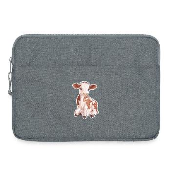 Cow - Laptop bag 15" - heather grey - Front