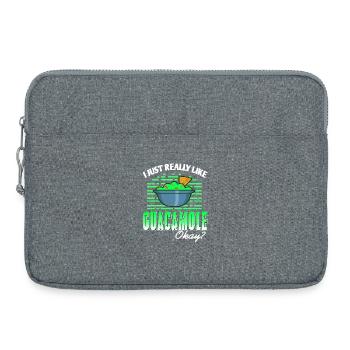 C’est bon Guac je suis extra trop mignon avocat jeu de mots - Sacoche pour ordinateur portable 15 pouces - gris chiné - Devant