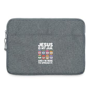  Jesus Ist Mein Ding – Verbreite Liebe, Hoffnung, - Laptoptasche 15" - Grau meliert - Vorne